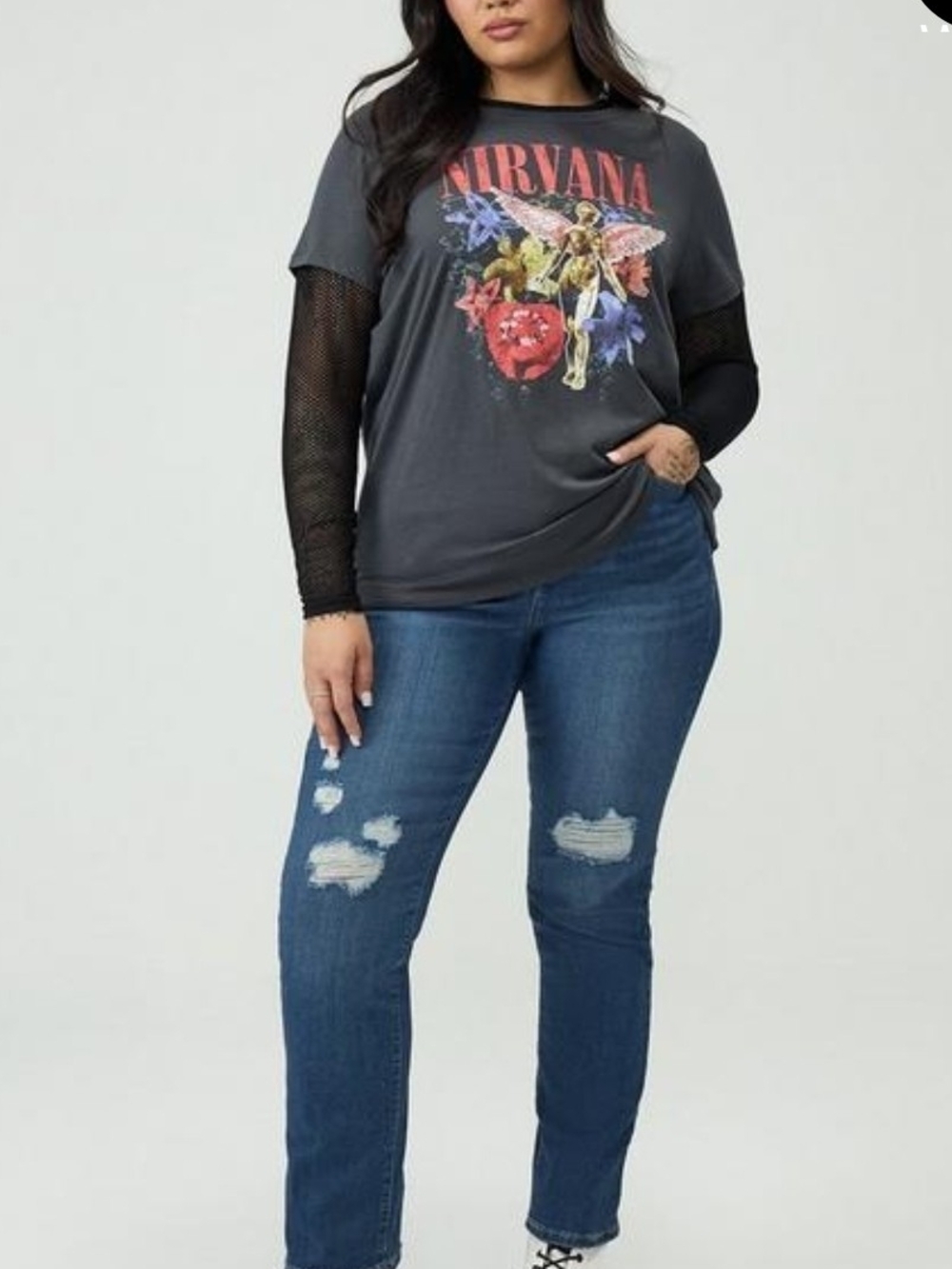 Bombshell High-Rise Straight Jean